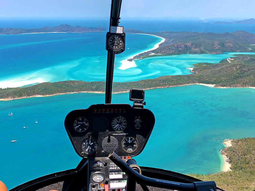 Fly over the iconic heart reef, . Whitehaven Beach Helicopter Tour Scenic Flight Booker