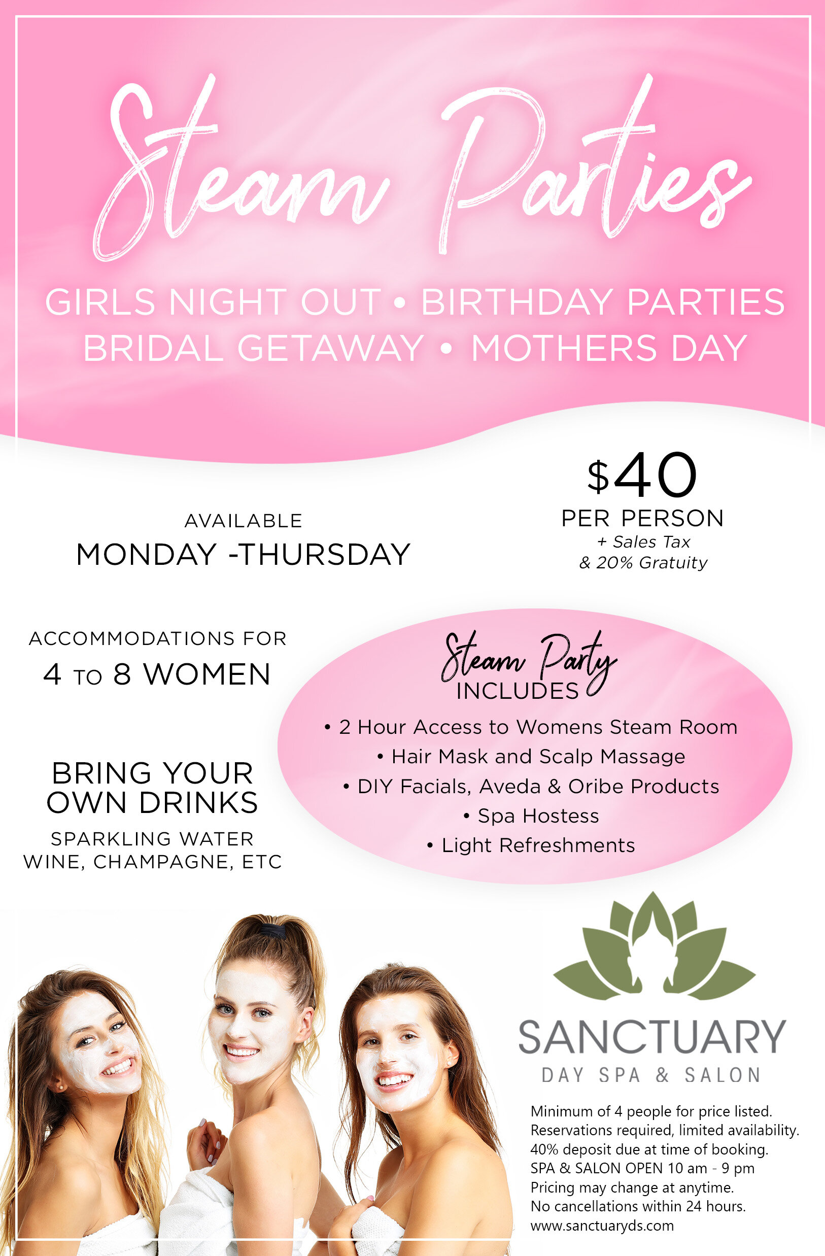 Spa treatments can be the ultimate in indulgence where you get to pamper yourself. Sanctuary Day Spa Salon