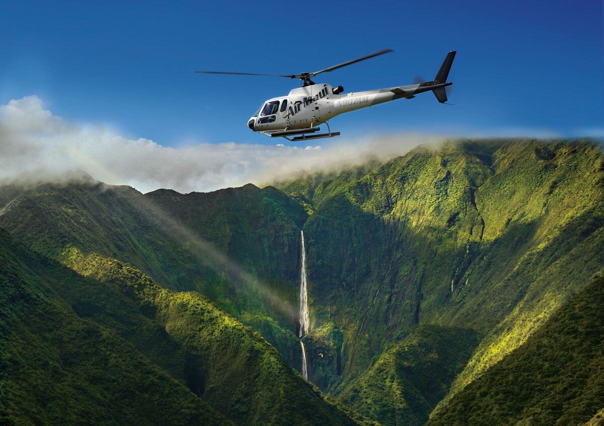 Sometimes you just can’t catch that great game at home on television or even at a restaurant. Maui Helicopter Tours Jurassic Falls Helicopter Tour